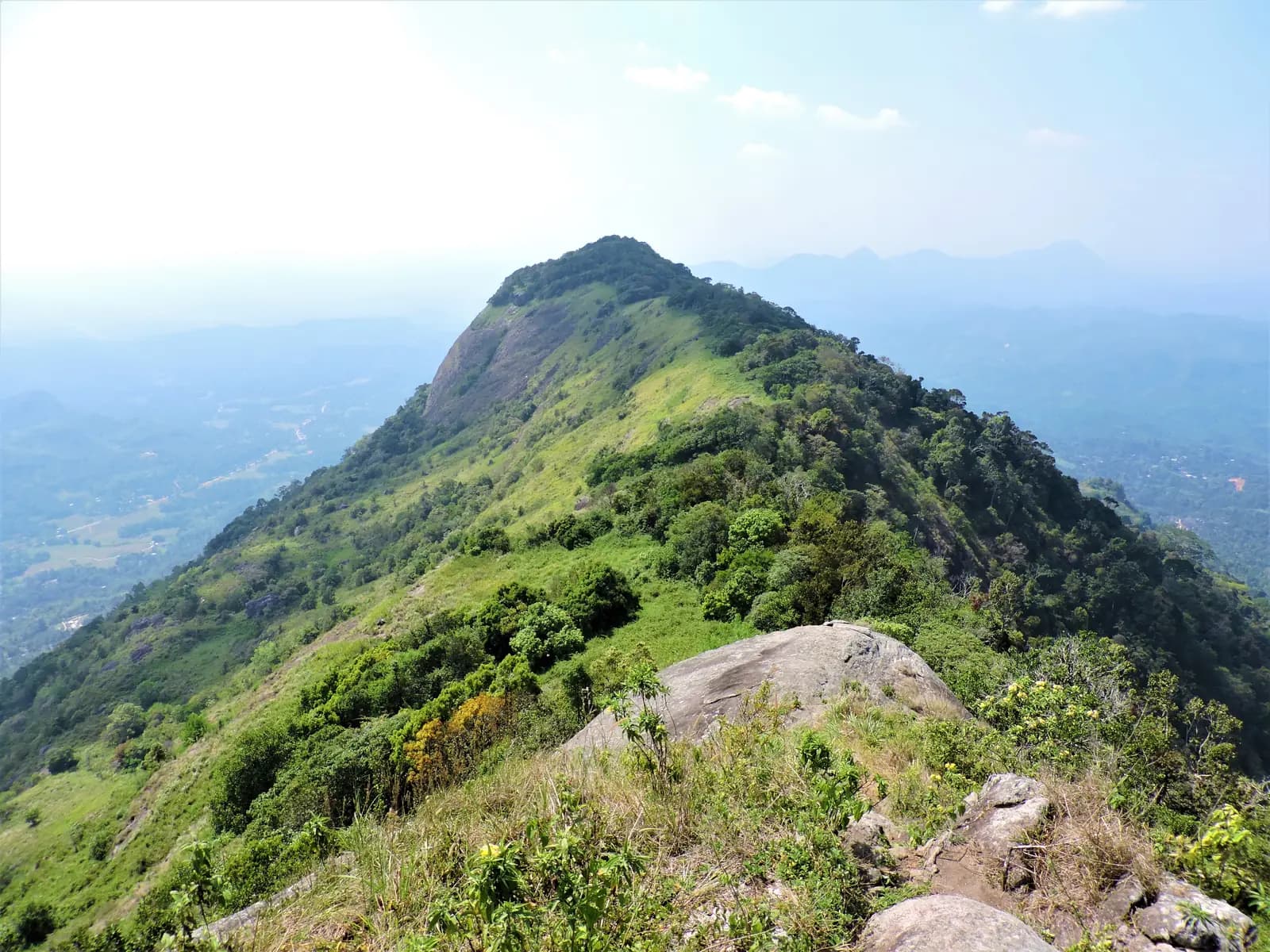 View from the Alagalla mountain range, Sri Lanka