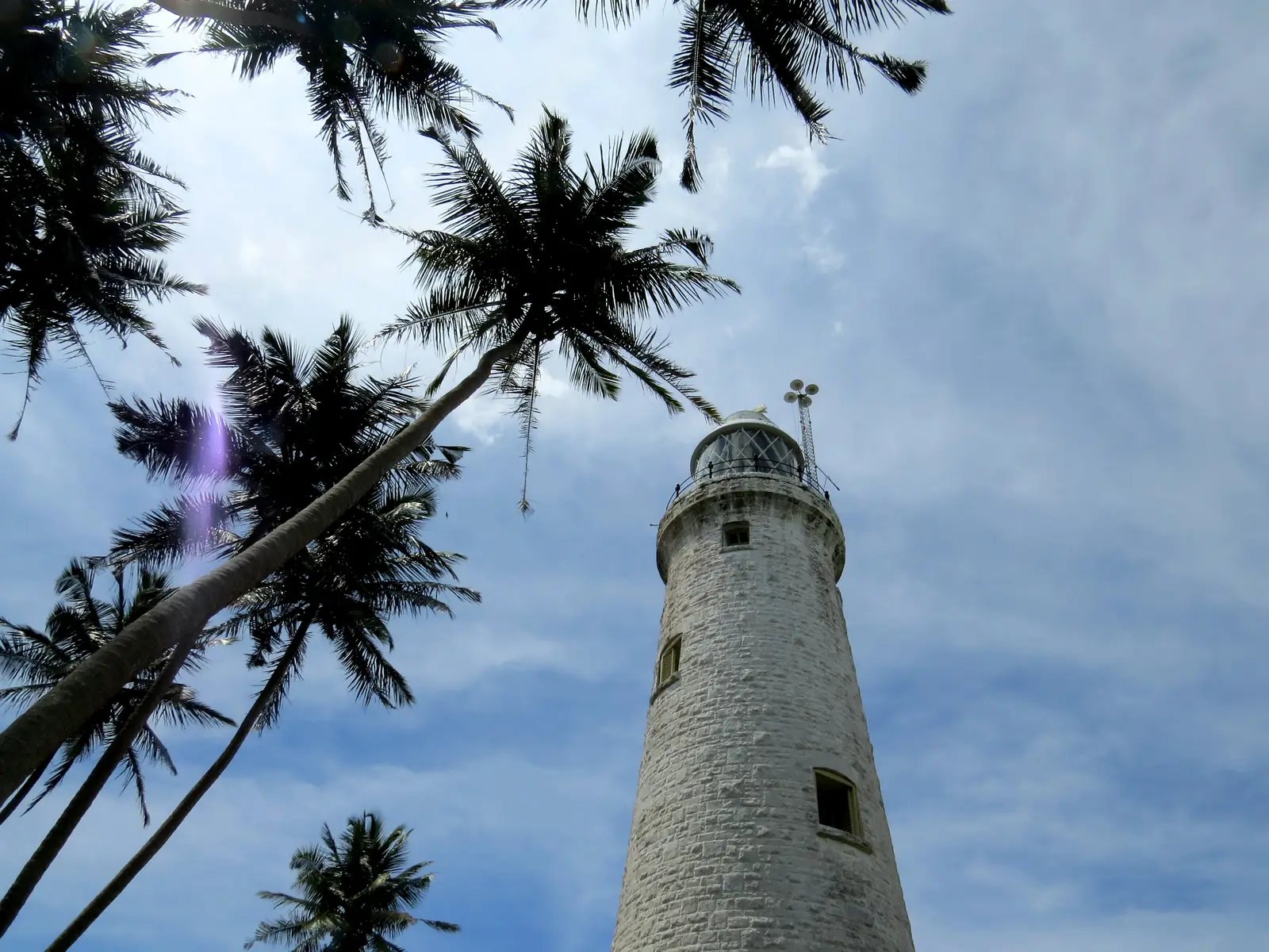 Barberyn Island lighthouse off Beruwala, Sri Lanka