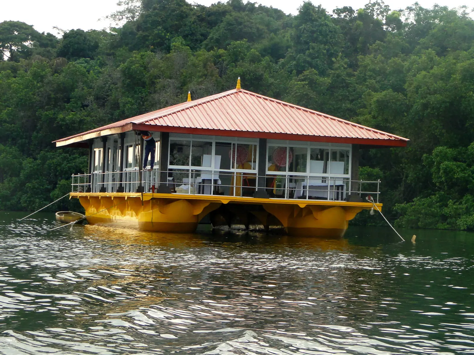 Chapter house of the Island Hermitage on Dodanduwa's lagoon, Sri Lanka