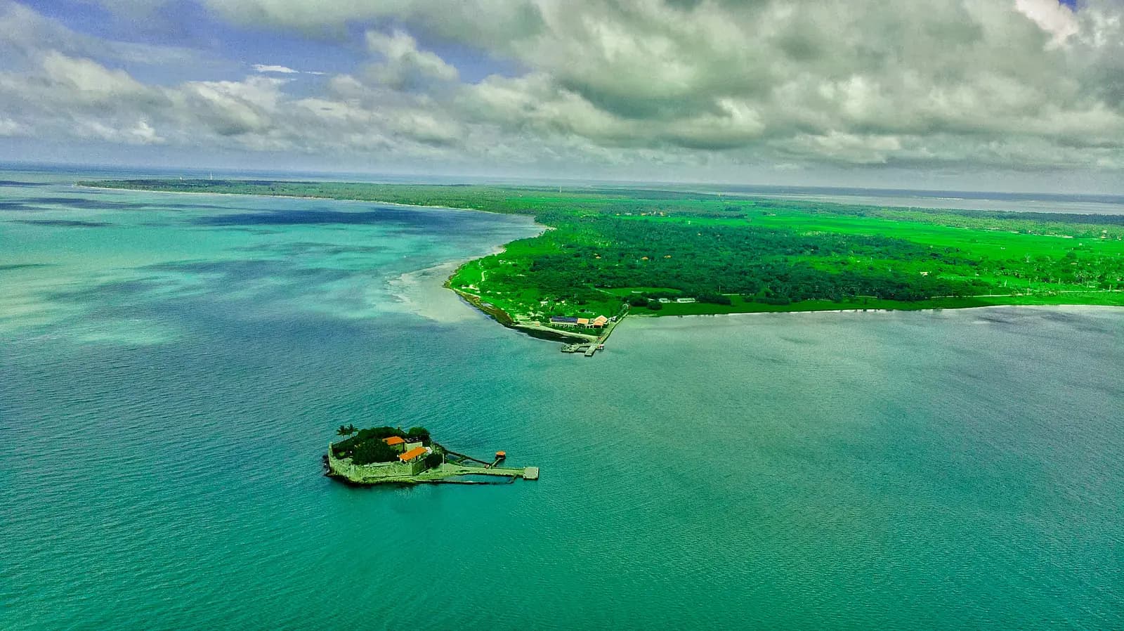 Fort Hammenhiel island fortress near Kayts, Jaffna, Sri Lanka
