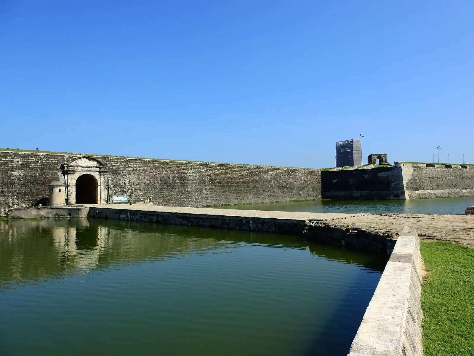 Coral-stone ramparts of Jaffna Fort, Sri Lanka