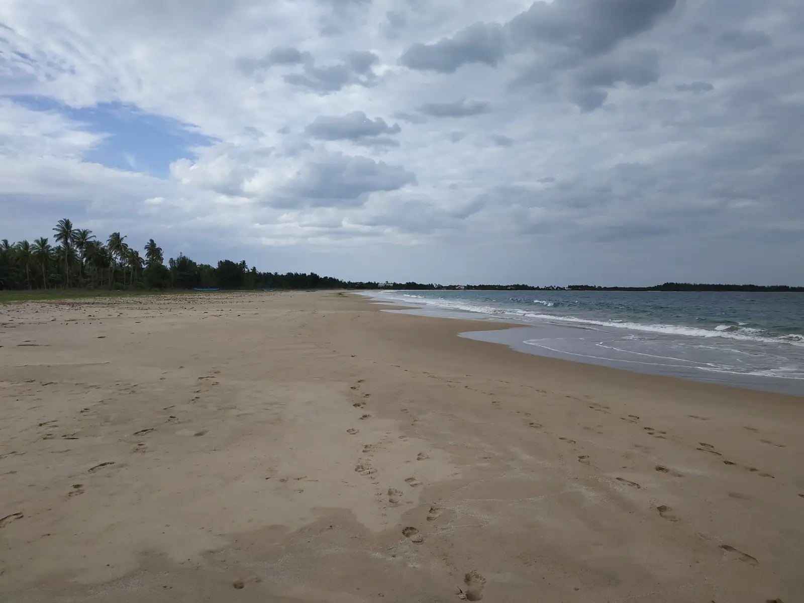 Empty sweep of Kalkudah Beach on Sri Lanka's east coast