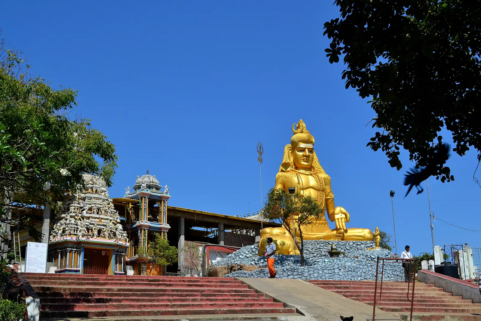 Statue of Lord Shiva at Koneswaram Temple, Trincomalee, Sri Lanka
