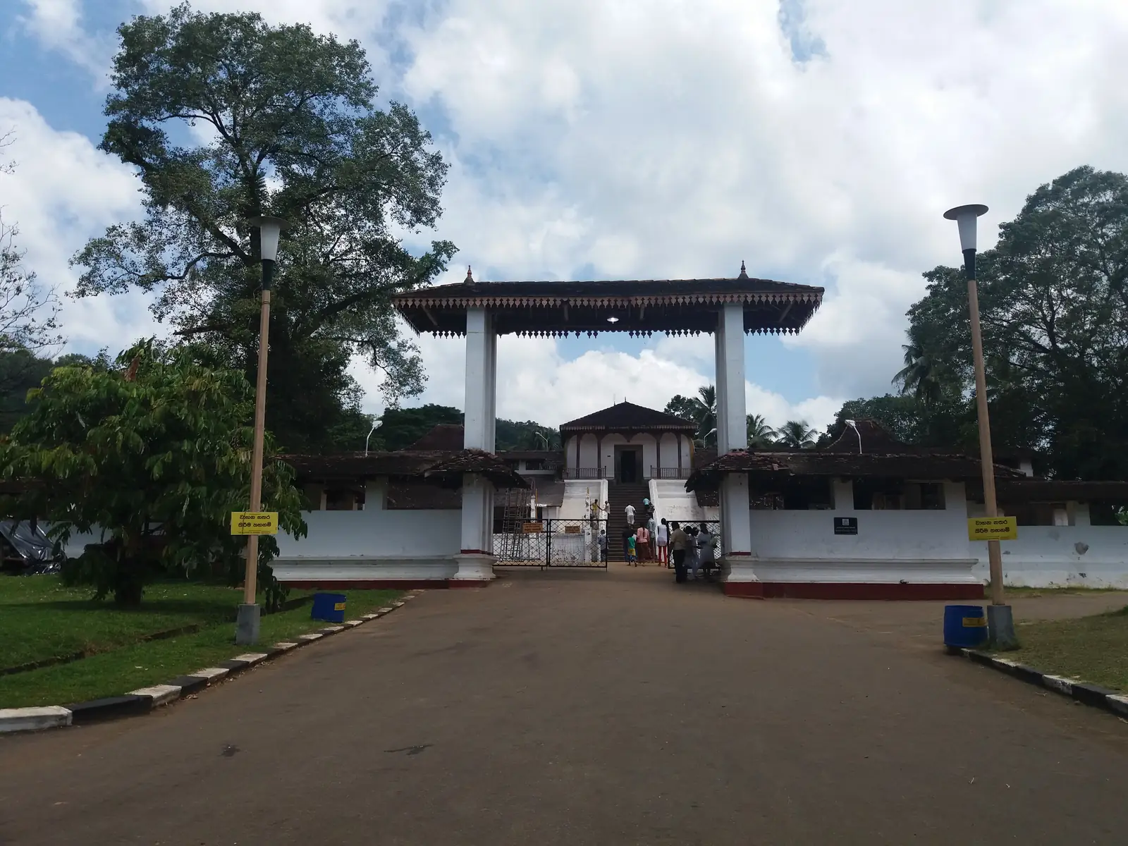 Gateway of the Maha Saman Devale near Ratnapura, Sri Lanka