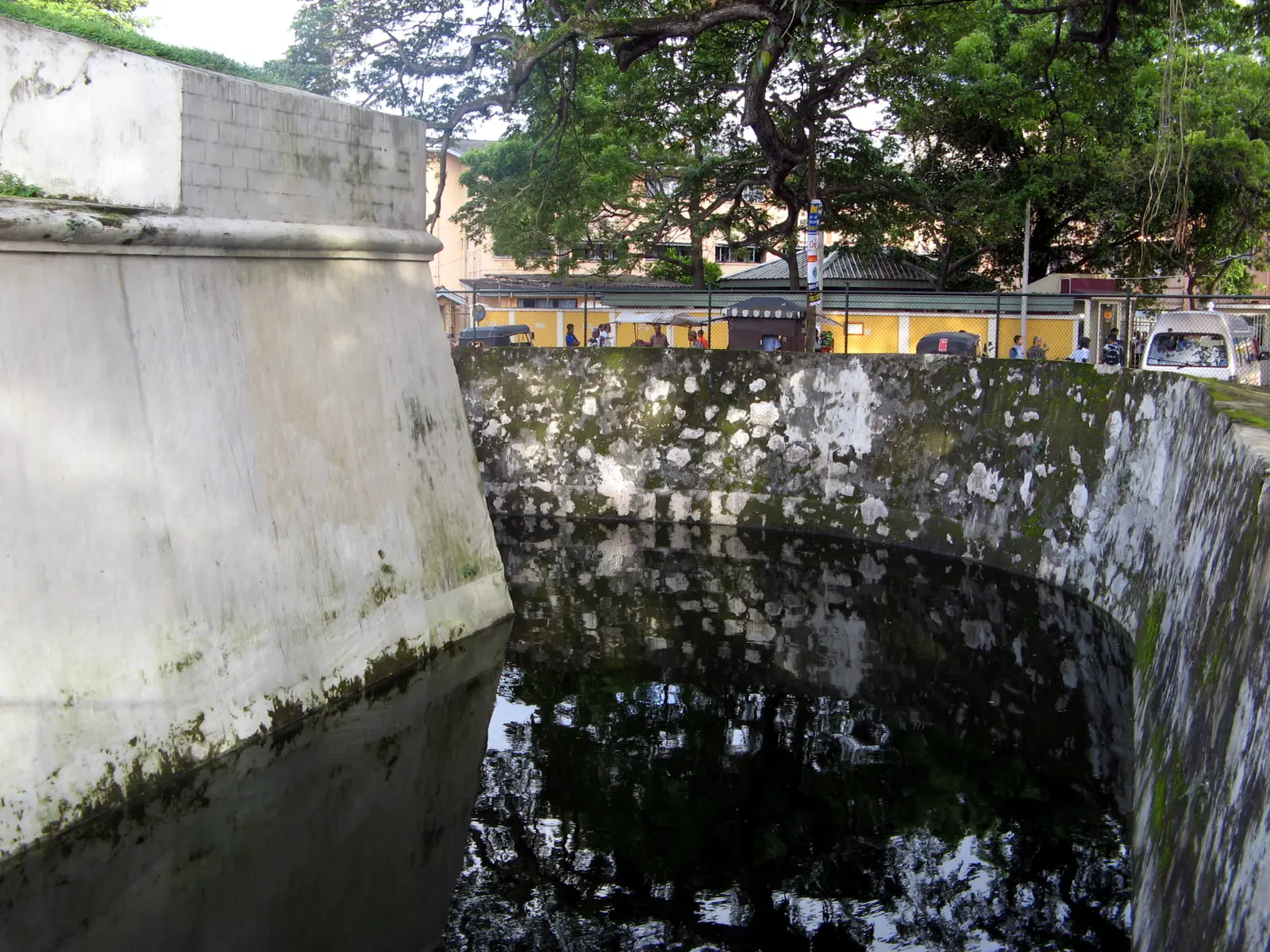 Moated Dutch Star Fort of 1765 in Matara, Sri Lanka