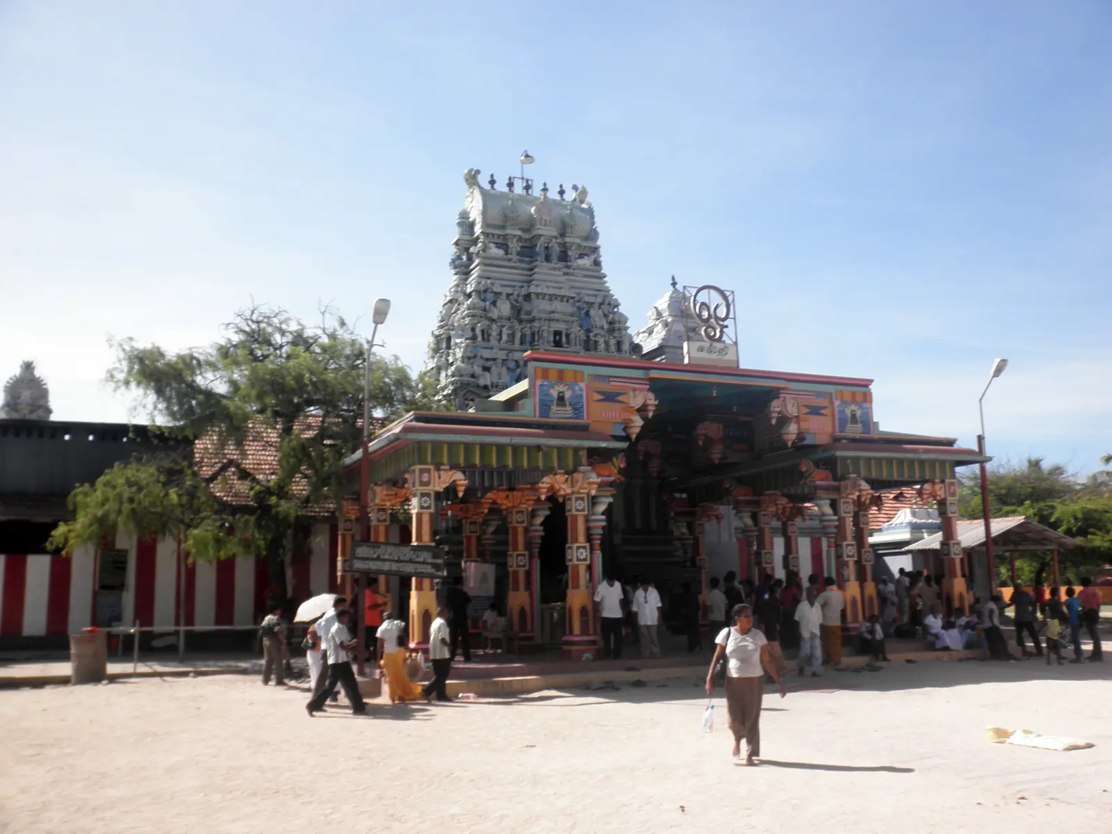 Nagapooshani Amman Kovil temple on Nainativu island, Sri Lanka