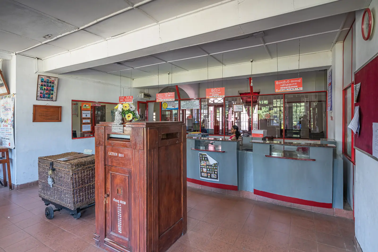 Tudor-style red-brick post office of Nuwara Eliya, Sri Lanka