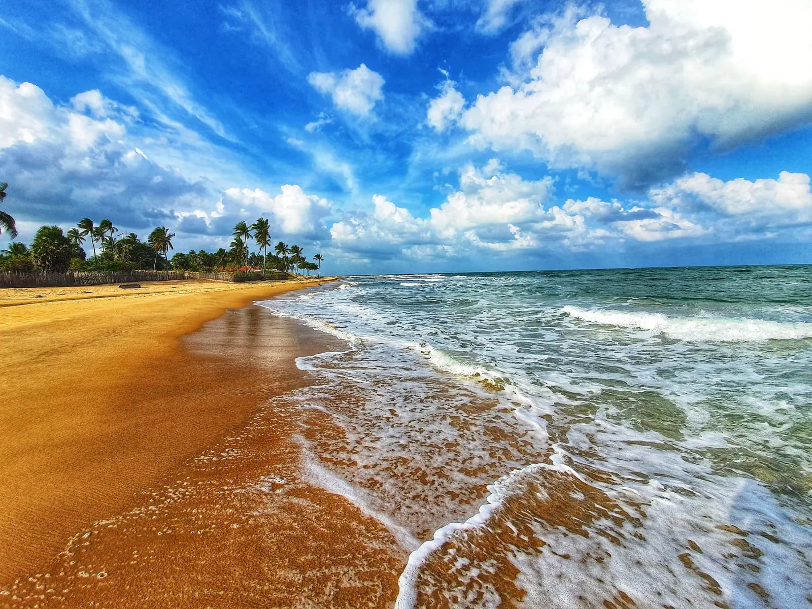 Beach at Point Pedro, the northernmost tip of Sri Lanka