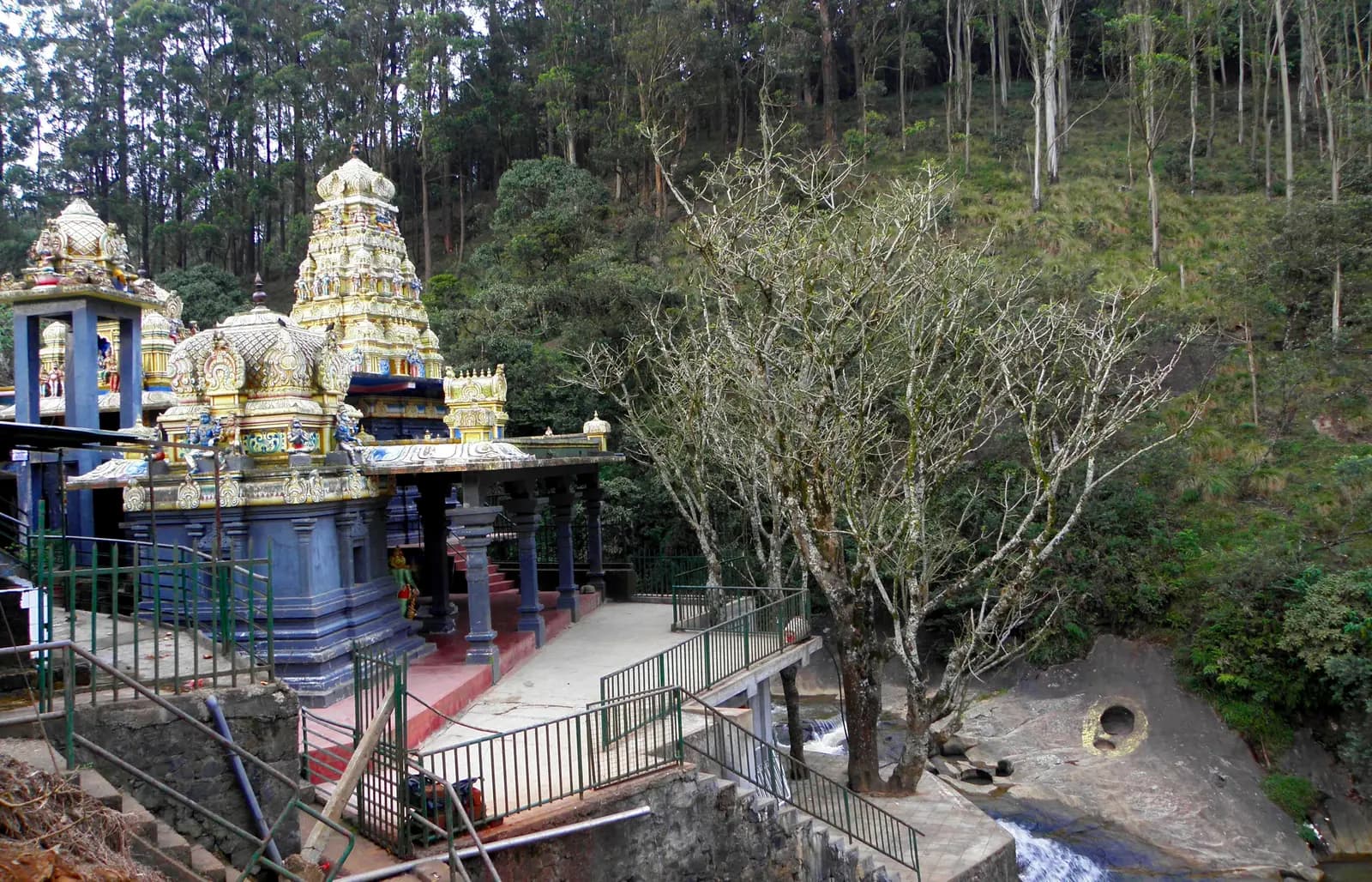 Colourful Seetha Amman Temple at Seetha Eliya near Nuwara Eliya, Sri Lanka