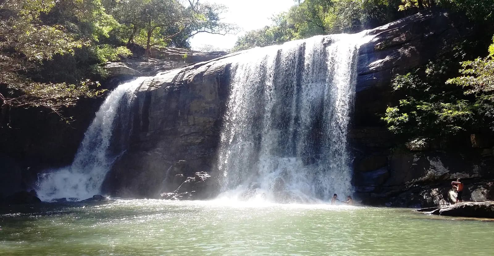 Sera Ella waterfall in the Matale hills, Sri Lanka