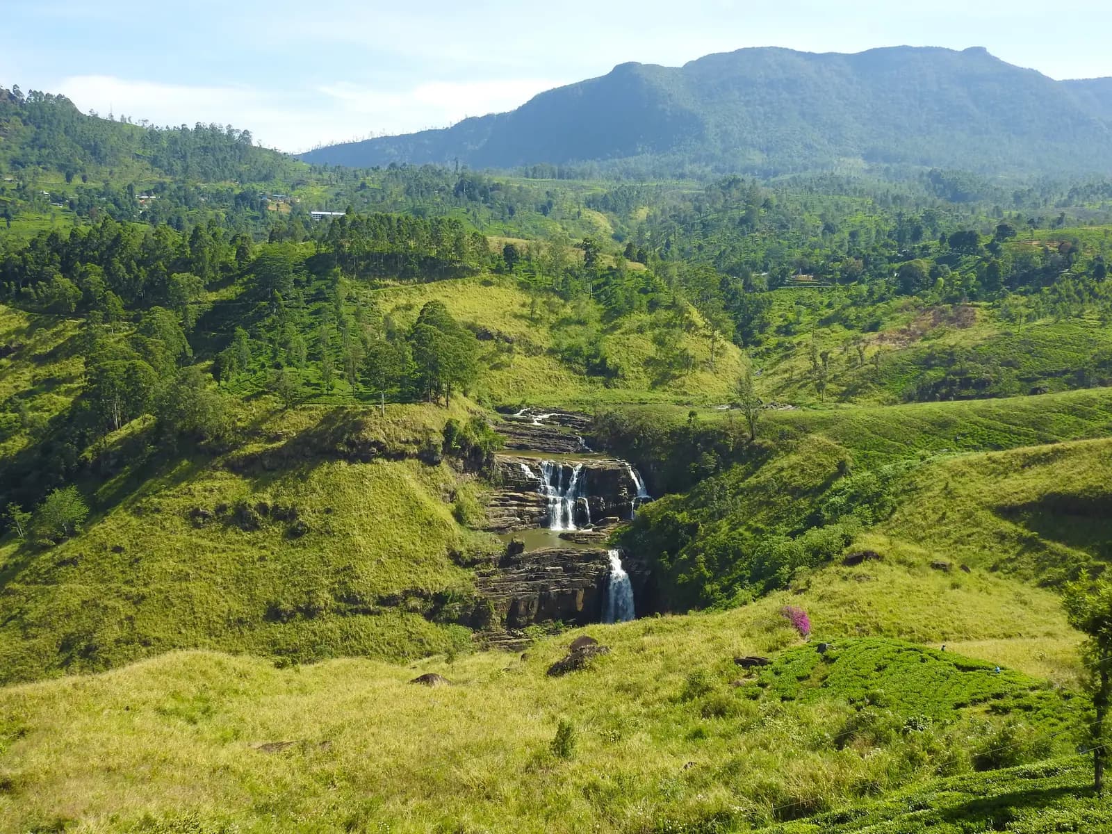 St. Clair's Falls, the 'Little Niagara of Sri Lanka', near Talawakele