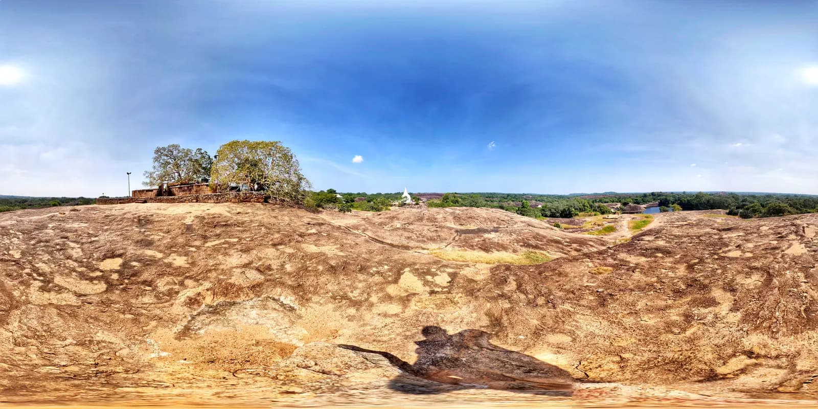 Ancient temple rock of Thanthirimale, Sri Lanka