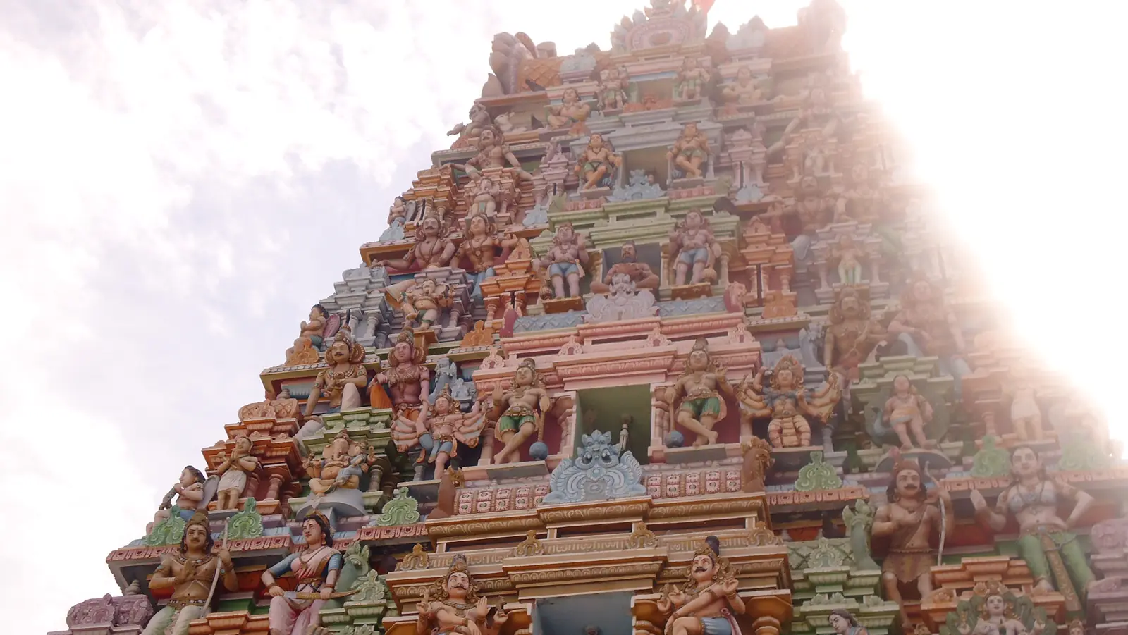 Gopuram of Thiruketheeswaram Kovil near Mannar, Sri Lanka