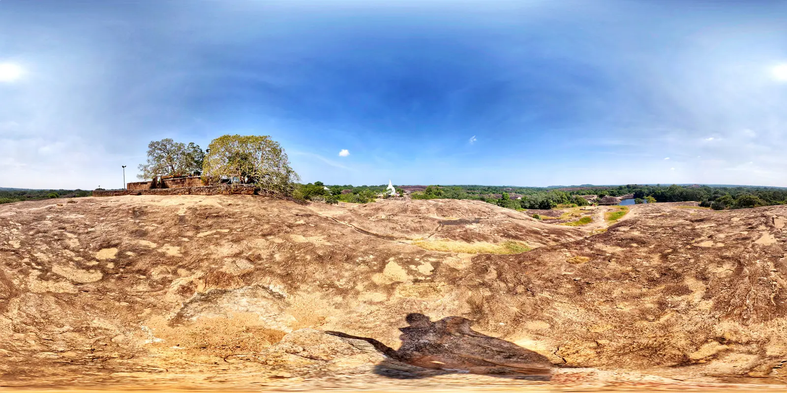 Ancient temple rock of Thanthirimale, Sri Lanka